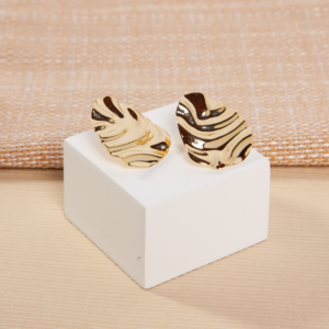 Brinco orgânico gota e ondas